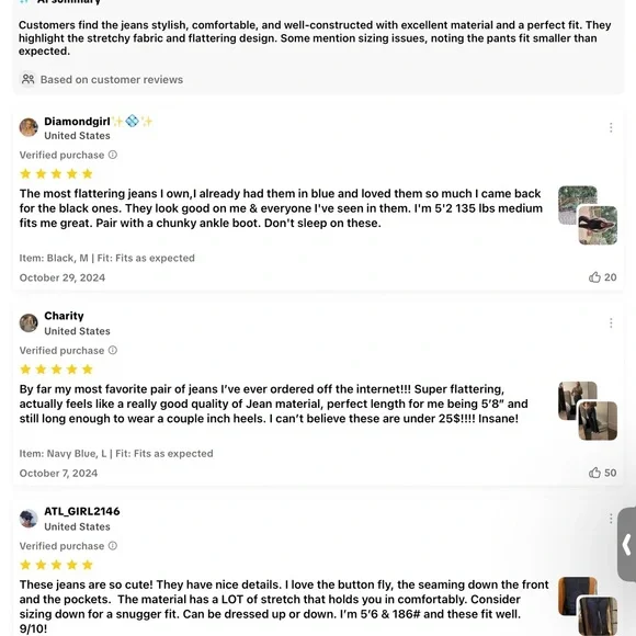 TikTok Women's Blue High-Waisted flare Jeans NWOT never worn. Bought last year - Picture 9 of 10